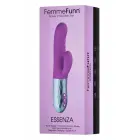 FemmeFunn Essenza Purple вибратор с двойным действием и функцией толчков – 24.4 см (9.6″) – фиолетовый — Фото 1