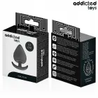 Addicted Toys silikoninis analinis kištukas S – 5.3 cm – Juodas — Nuotrauka 7