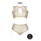 Duo Net Key-Hole Bra Set - Queen Size Photo