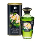 Afrodiziakinis ekologiškas šildomasis masažo aliejus – žalioji arbata – 100 ml — Nuotrauka 1