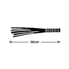 ZADO mākslīgās ādas šauta – melna – 56 cm — Foto 4