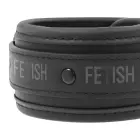 Fetish Submissive Set – регулируемые фиксаторы для запястий и ног с неопреновой подкладкой – чёрные — Фото 4