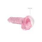 Realistic Dildo with Balls – 18 cm (7″) – Pink — Photo 4