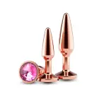 Konusveida anālās apmācības 3 daļu komplekts – Rose Gold — Foto 1