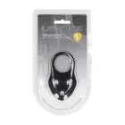 LEVELZ Silicone Weighted Cock Ring L – Black — Photo 1