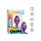 Cheeky Multicolored Anal Plug with Suction Cup – M — Photo 5