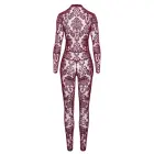 Noir Kink Royal catsuit – bordinė – XL — Nuotrauka 6