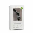 EasyToys silikona prostatas masieris ar graduētām bumbiņām – 20 cm – Melns — Foto 2