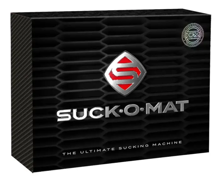 Suck-O-Mat - Laisvų rankų masturbatorius - Juodas