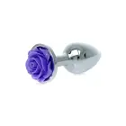 MyLove Toys Jewellery Silver Rose Anal Plug – 7 cm (2.8″) — Photo 2