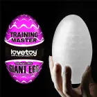 Giant Egg Grind Ripples Edition – reusable TPE egg masturbator, ripple texture — Photo 1