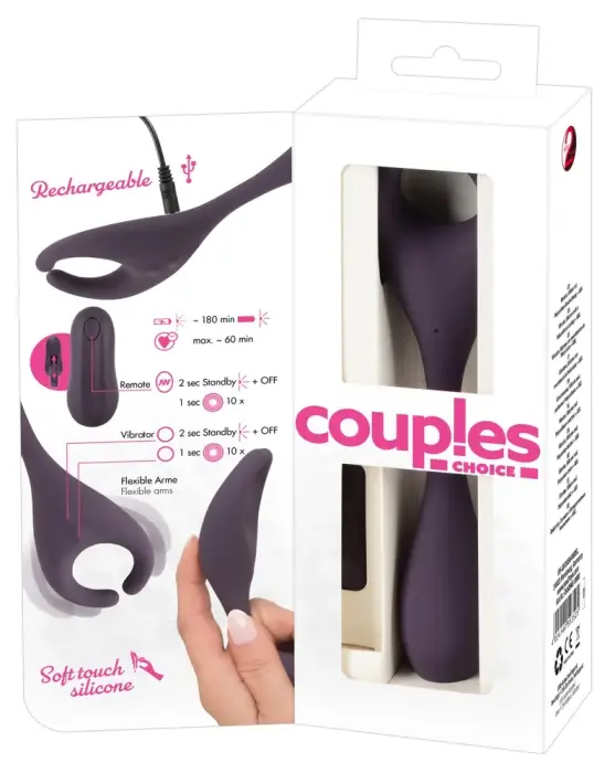 Couples Choice RC paaride vibraator – must Photo