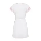 Girlly halāta un stringu komplekts – balts – S/M Foto 8