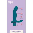 Love Thunder prostatos masažuoklis – 15 cm (5.9″) – Juodas — Nuotrauka 6