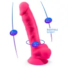 Silex-D Model 1 реалистичный дилдо с присоской – 23 cm (9″) – Розовый — Фото 2