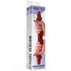 ToyJoy Get Real Dual Density Foreskin Dildo – 35 cm (13.8″) – Brown — Photo 3