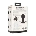 Single Bulb Vibrating Silicone Anal Plug – 10 cm (3.9″) – Black — Photo 3