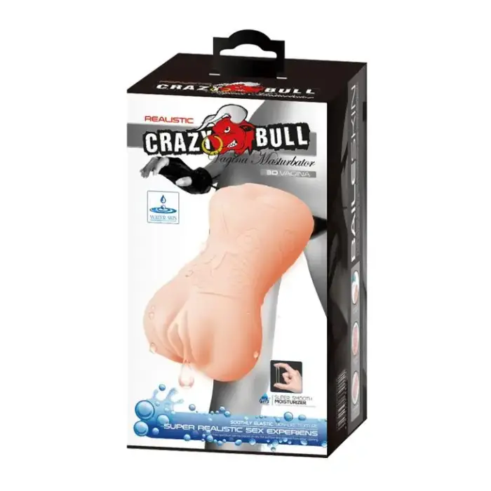 CRAZY BULL – Вагинальный мастурбатор – 13 cm – телесный Фото num