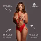 Stupid Cupid Heart Harness Adjustable Strappy Set – Red — Photo 5