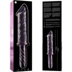 Ibiza Nebula Series Model 24 Glass Dildo – 28.5 cm (11.2″) – Pink — Photo 5