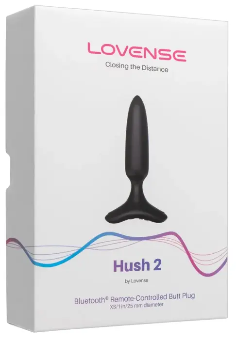 Lovense Hush 2 vibrējošs anālais spraudnis – 12.2 cm