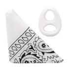 The Code Silicone Cock Ring with Bandana – White — Photo 5