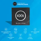 EXS Black Latex Condoms – 48 pcs — Photo 3