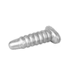 Silver Ditto Beers dildo – 20 cm (8″) – Sudrabs — Foto 3