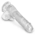 Pipedream King Cock 6" Model iminapa ja strap-on ühilduvusega – 17.8 cm (7″) – nahavärv — Foto 5