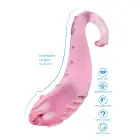 Sparkle G-punkta dildo – Caurspīdīgs — Foto 3