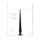 Anālais dildo ar smailēm – 50 cm (19.7″) – Melns — Foto 2