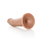 Slim reālistisks dildo ar piesūcekni – 20.5 cm (8″) – Miesas krāsa Foto 4
