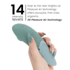 Womanizer Next kliitori stimulaator – 17.1 cm (6.73″) – roheline — Foto 5