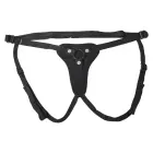 Sportsheets Hidden Pocket Strap-On Set with Remote Vibrator – Black — Photo 1