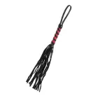 Anonymo flogger, PU leather, black, 45 cm Foto 1