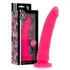 Delta Club silikoonist strap-on komplekt – 20 cm (8″) – roosa — Foto 3