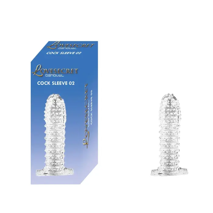Lovesecret Cock Sleeve 02 – 12.5 cm (4.9″) – Clear