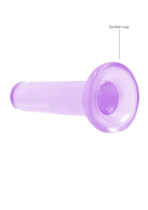 Nereālistisks dildo ar piesūcekni – 13.5 cm (5.3″) – Violets Foto 4