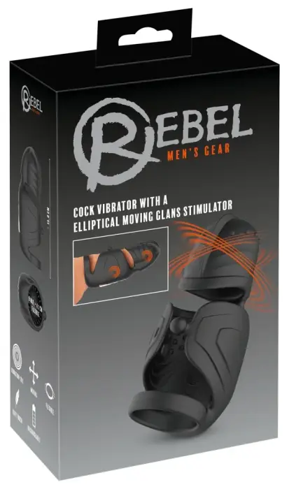 Rebel вибратор для пениса с эллиптически движущимся стимулятором головки