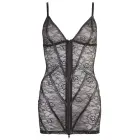 Cottelli LINGERIE gėlėta nėrinių suknelė – juoda – M — Nuotrauka 5