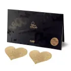 Bijoux Indiscrets Flash Heart – reusable body stickers – gold — Photo 2