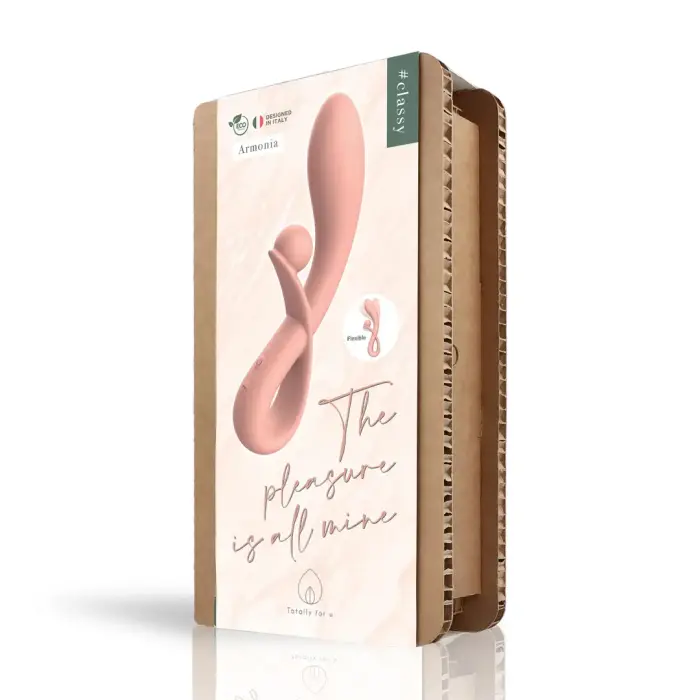 Armonia – elegants trusīša vibrators – rozā