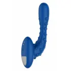 FORTO Studded Pro Vibrating Massager – anal plug – silicone – blue – 10 modes — Photo 2