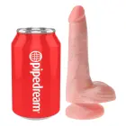 King Cock Realistic Dildo with Balls and Suction Cup – 15.2 cm (6″) — Photo 2