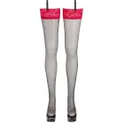 Cottelli Collection чулки Black/Red Lace Top 20 DEN — Фото 5