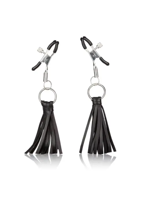 Зажимы для сосков Playful Tassels с кисточками – чёрные