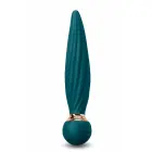 Sugar Pop Twist – pöörlevad intiimseade – rohekas-sinine – silikoon – 16 cm — Foto 2