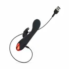 Lieberte Beate Dual Action Vibrator – 20 cm (7.9″) – Black — Photo 5