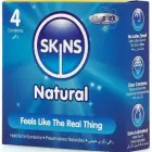 Skins Natural Ultra-thin Vanilla-scented Condoms – 4 pcs. — Photo 2