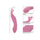 Tempt And Tease Kiss dubultais vibrators – rozā — Foto 4